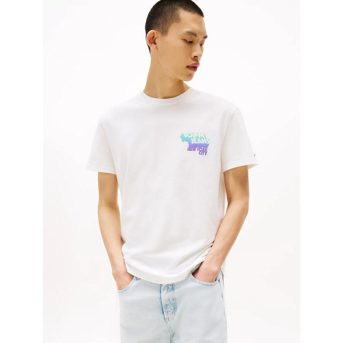 Tommy Hilfiger Ανδρική κοντομάνικη μπλούζα Stack Logo Back Graphic T-Shirt
